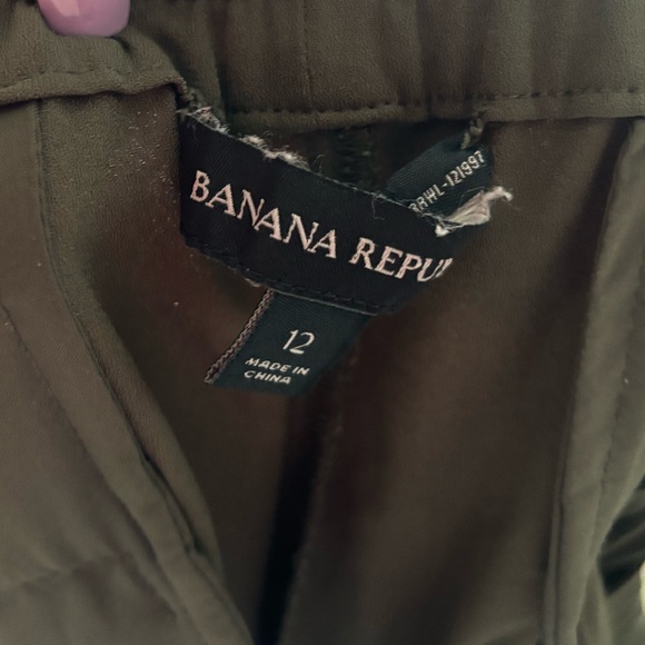 Banana Republic Olive Women Pant, size: 12 - Picture 7 of 8